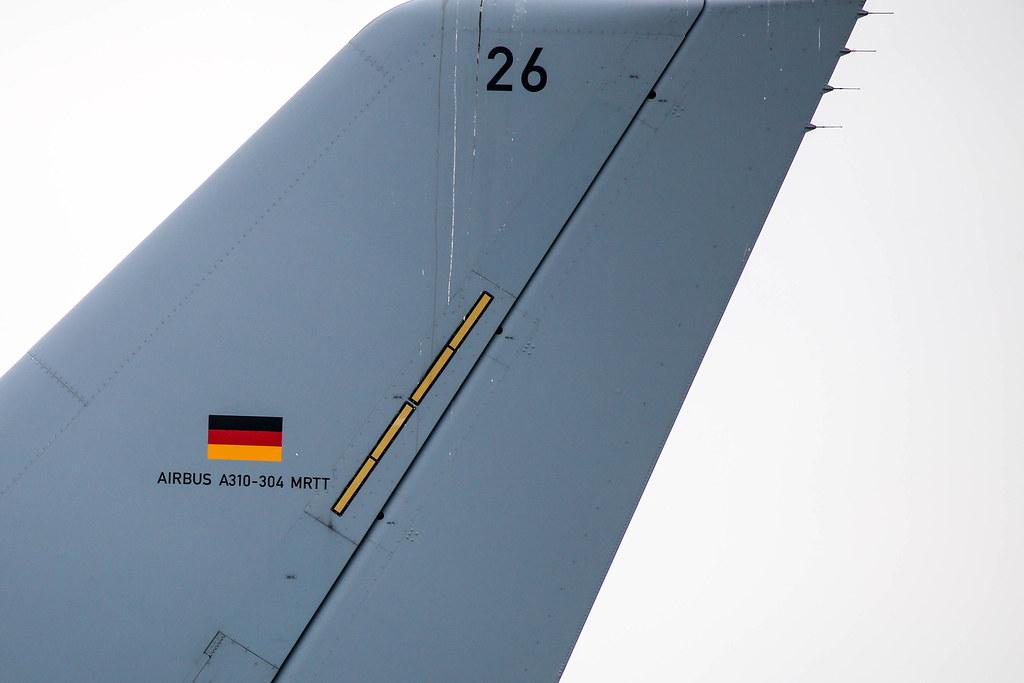 Hamburg Airport: German Air Force (/ GAF) | Airbus A310-304 MRTT A310 | 10+26 | MSN 522
