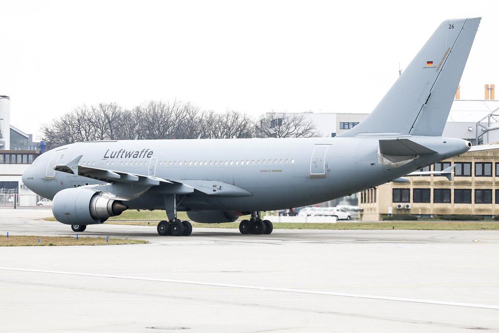 Hamburg Airport: German Air Force (/ GAF) | Airbus A310-304 MRTT A310 | 10+26 | MSN 522