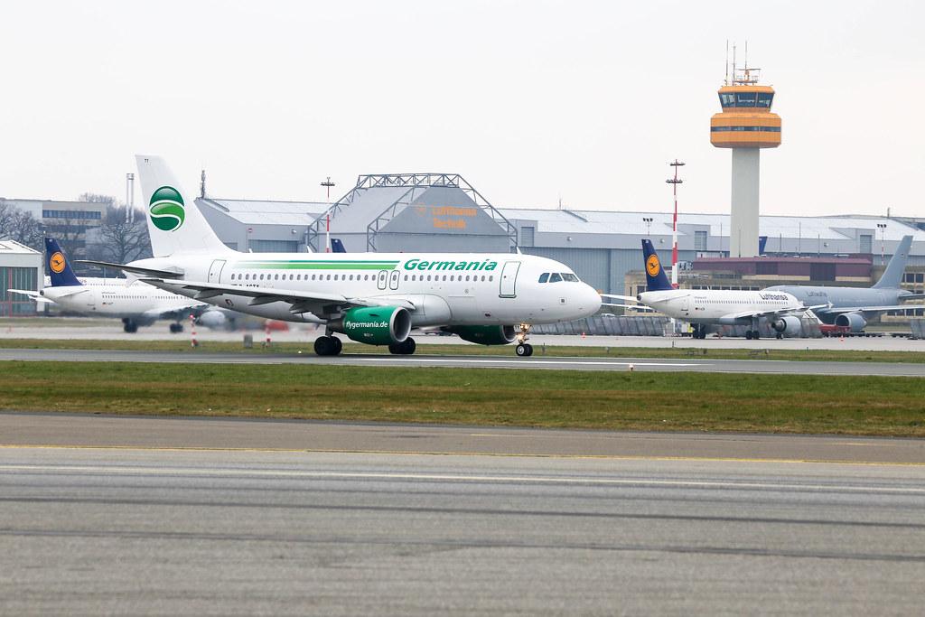 Hamburg Airport: Germania (ST / GMI) | Airbus A319-112 A319 | D-ASTY | MSN 3407