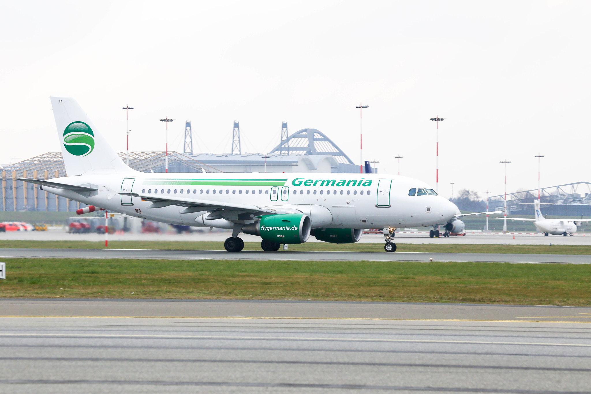 Hamburg Airport: Germania (ST / GMI) | Airbus A319-112 A319 | D-ASTY | MSN 3407