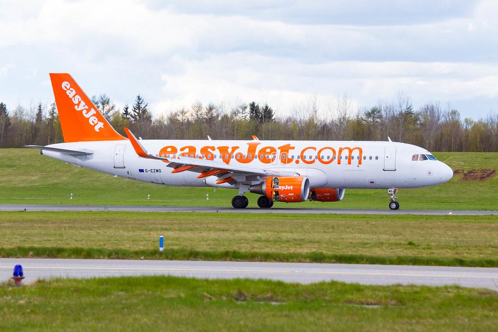 Hamburg Airport: easyJet (U2 / EZY) |  Airbus A320-214 A320 | G-EZWG | MSN 5318