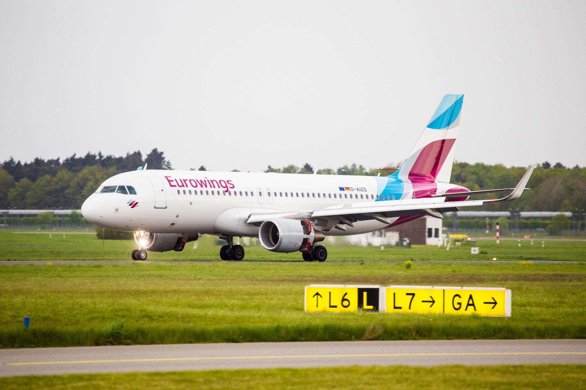 Hamburg Airport: Eurowings (EW / EWG) |  Airbus A320-214 A320 | D-AIZS | MSN 5557