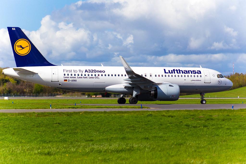 Hamburg Airport: Lufthansa (LH / DLH) |  Airbus A320-271N A20N | D-AINA | MSN 6801