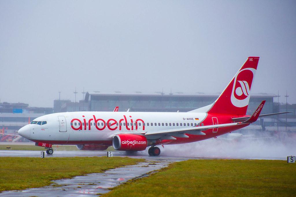 Hamburg Airport: Airberlin (AB / BER) |  Boeing 737-7K5 B737 | D-AHXE | MSN 35135