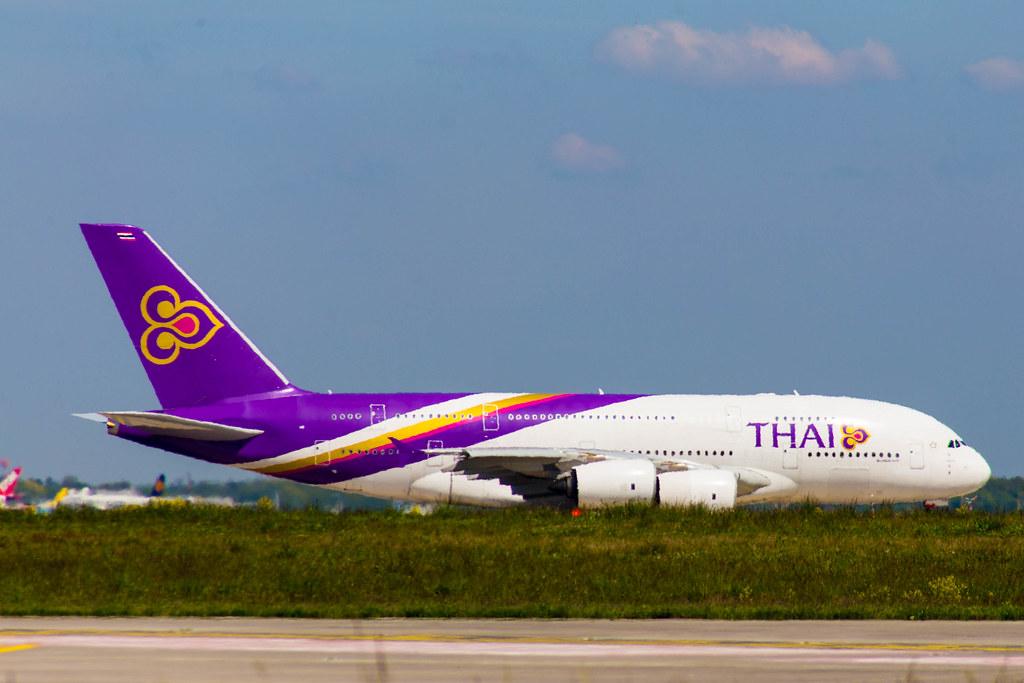 Frankfurt Airport: Thai Airways A380
