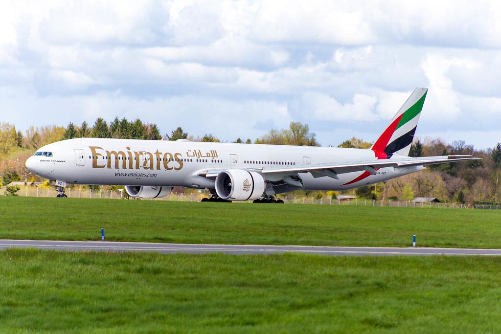 Hamburg Airport: Emirates (EK / UAE) |  Boeing 777-31H(ER) B77W | A6-EGZ | MSN 41081