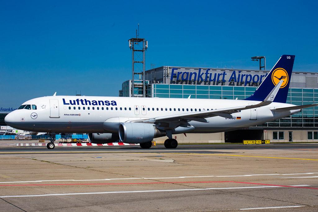 Frankfurt Airport: Lufthansa (LH / DLH) |  Airbus A320-214 A320 | D-AIUO | MSN 6636