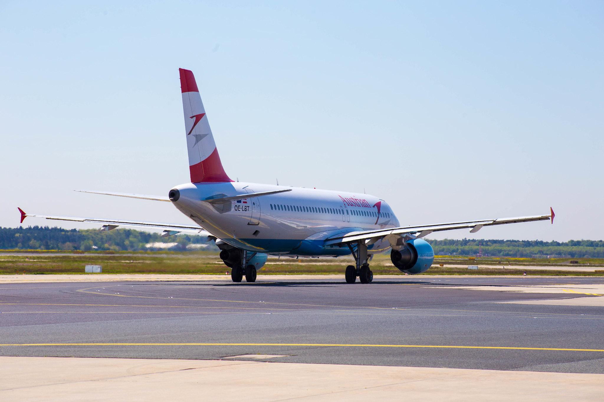 Frankfurt Airport: Austrian Airlines (OS / AUA) |  Airbus A320-214 A320 | OE-LBT | MSN 1387