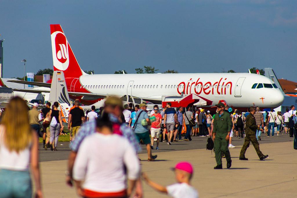 ILA 2016: Airberlin Airbus A321-200 D-ABCT