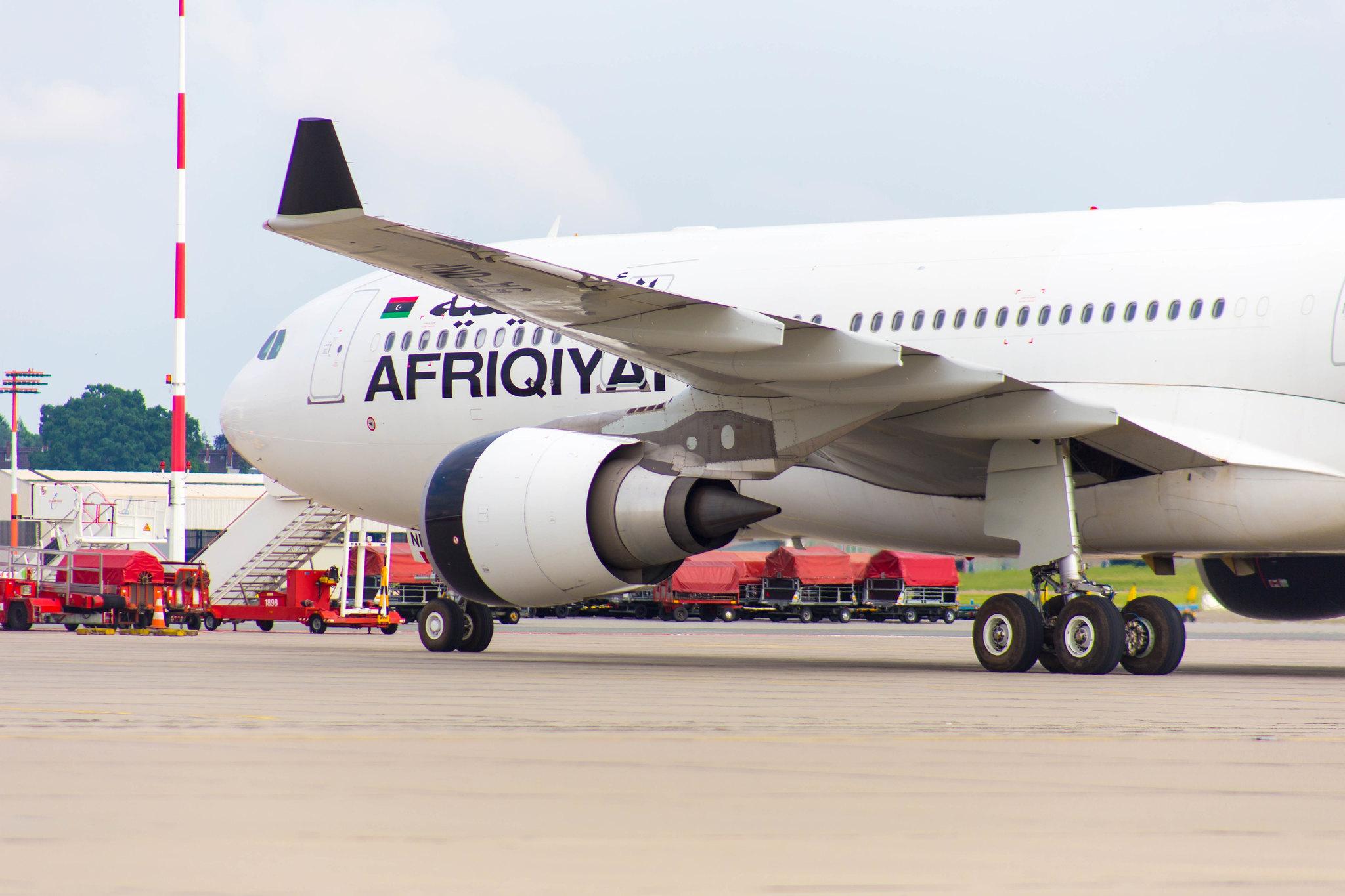 Hamburg Airport: Afriqiyah Airways (8U / AAW) |  Airbus A330-202 A332 | 5A-ONP | MSN 1472