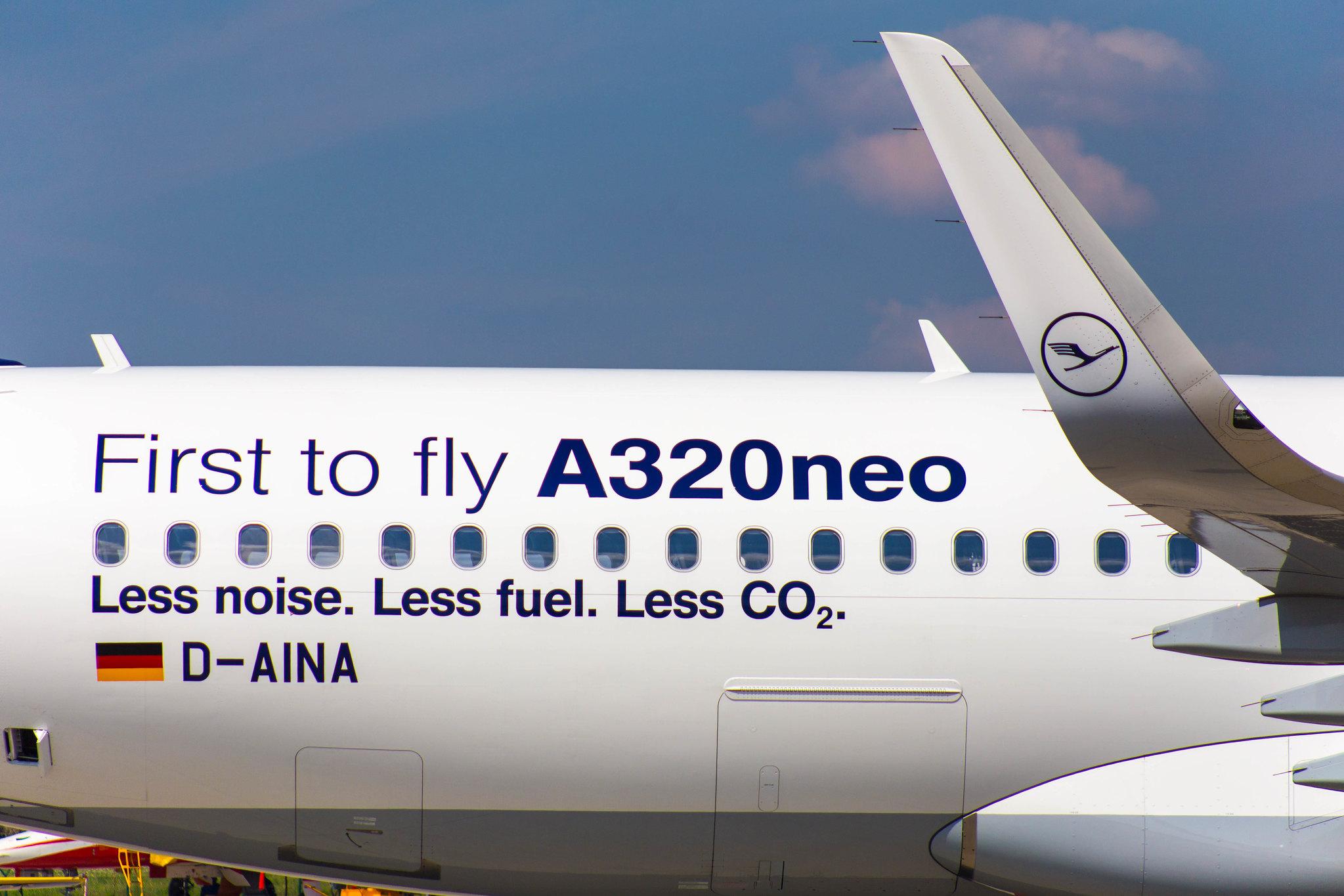 ILA: Lufthansa (LH / DLH) Livery: First to fly A320neo Livery |  Airbus A320-271N A20N | D-AINA | MSN 6801