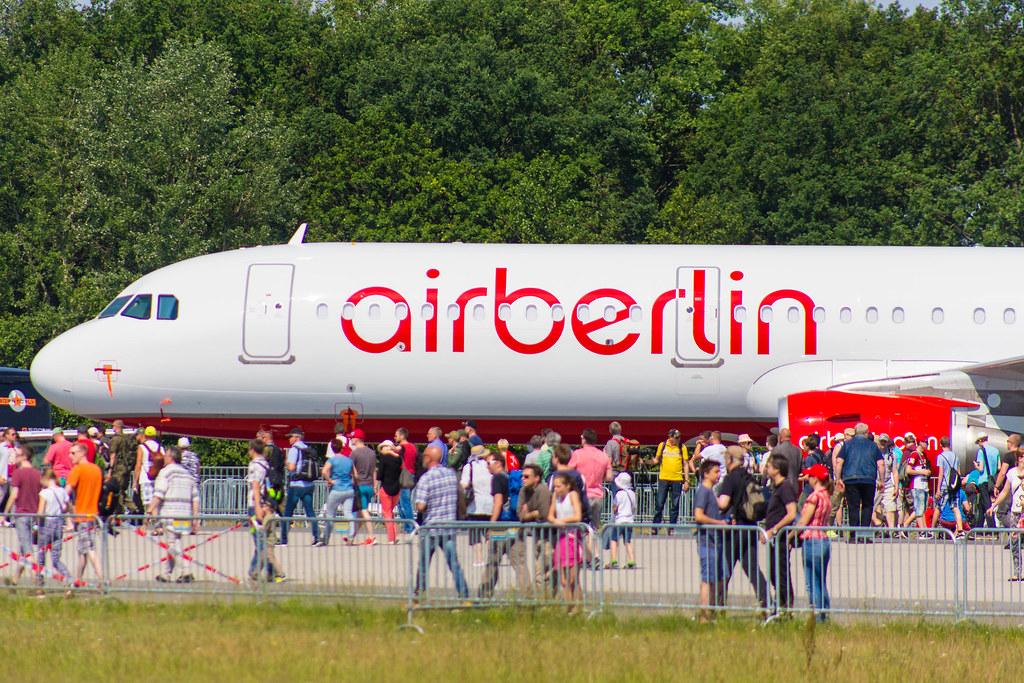 ILA 2016: Airberlin Airbus A321-200 D-ABCT