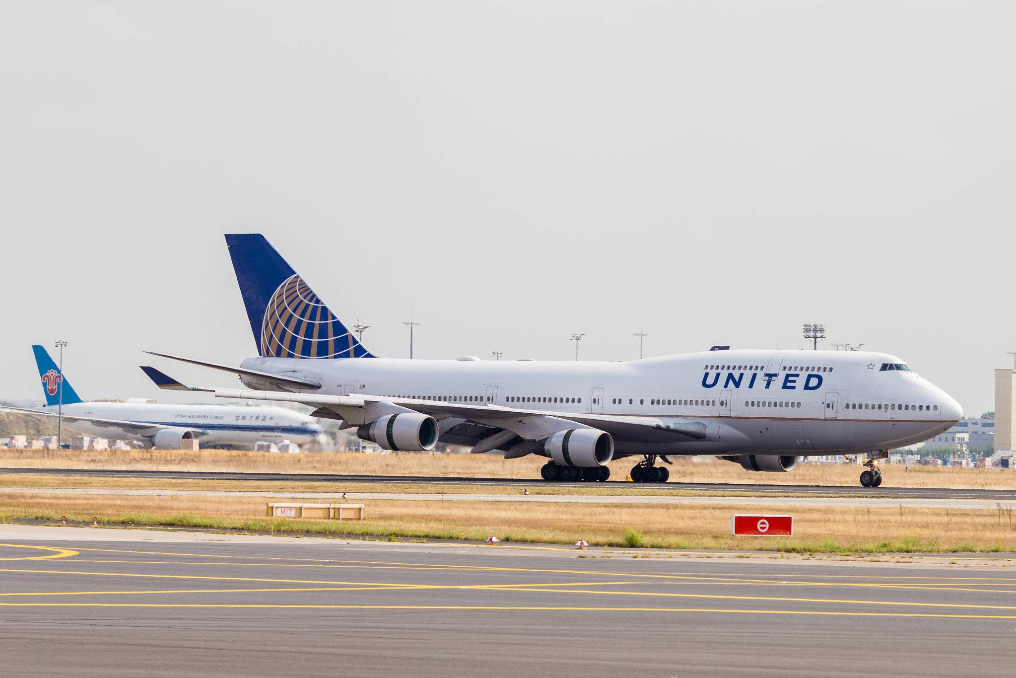 Frankfurt Airport: United Airlines (UA / UAL) | Boeing 747-422 B744 | N180UA | MSN 25224