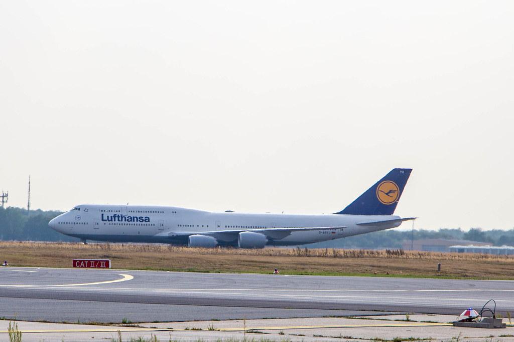 Spottertour am FRA: Lufthansa Boing 747-830 D-ABYU