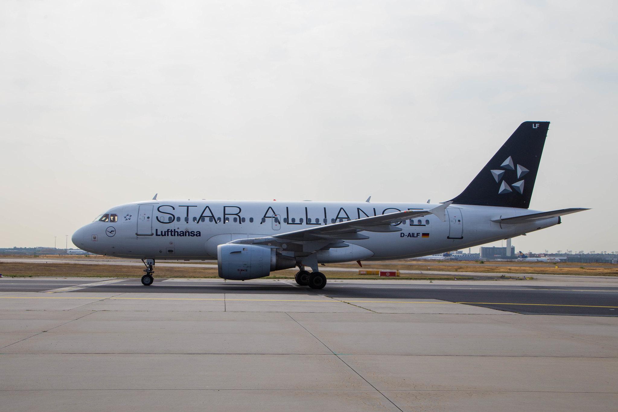Frankfurt Airport: Lufthansa (LH / DLH) |  Livery: Star Alliance Livery |  Airbus A319-114 A319 | D-AILF | MSN 0636