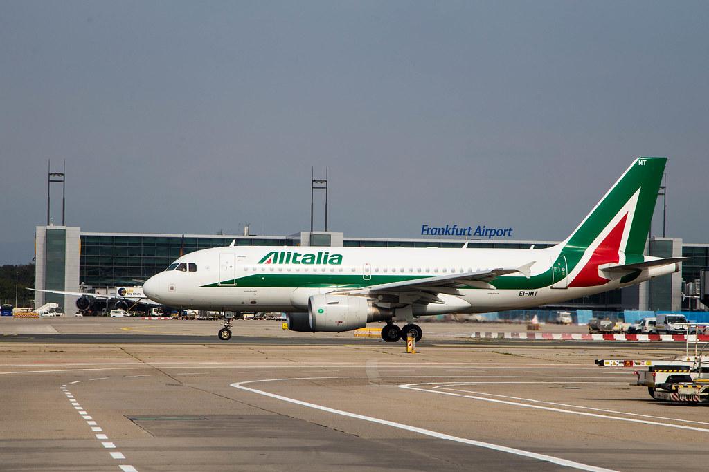 Frankfurt Airport: Alitalia (AZ / AZA) |  Airbus A319-111 A319 | EI-IMT | MSN 5018