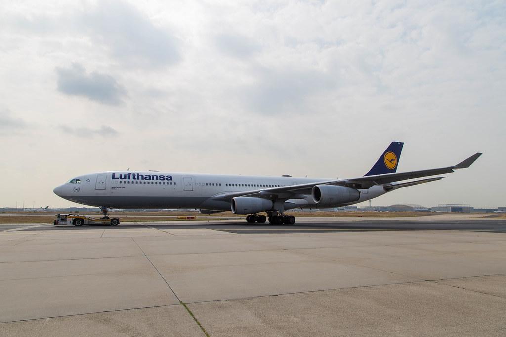 Spottertour am FRA: Lufthansa Airbus A340-300 D-AIFD