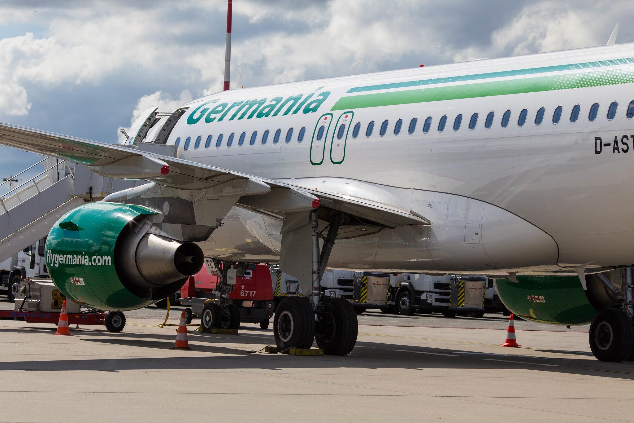Hamburg Airport: Germania (ST / GMI) |  Airbus A319-112 A319 | D-ASTC | MSN 5085