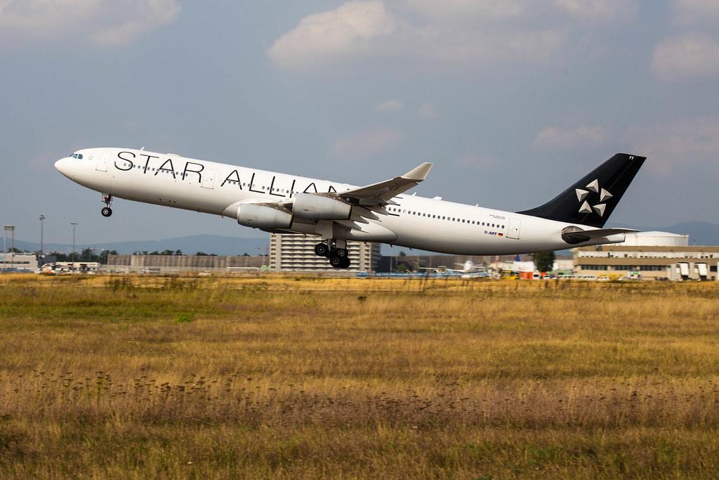 Spottertour am FRA: Lufthansa CityLine (Star Alliance Livery) Airbus A340-313 D-AIFF