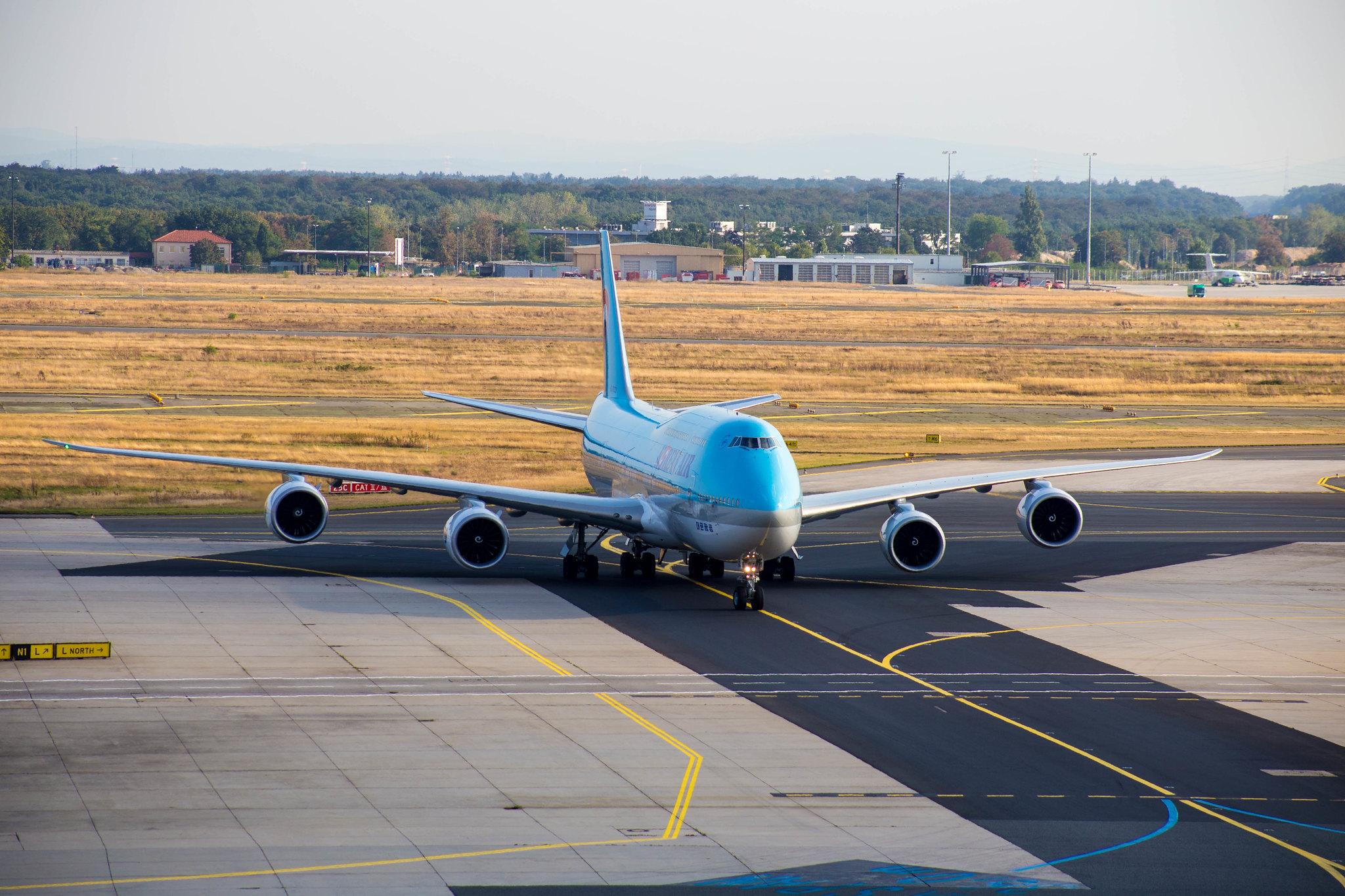 Frankfurt Airport: Korean Air (KE / KAL) |  Boeing 747-8B5 B748 | HL7632 | MSN 40907