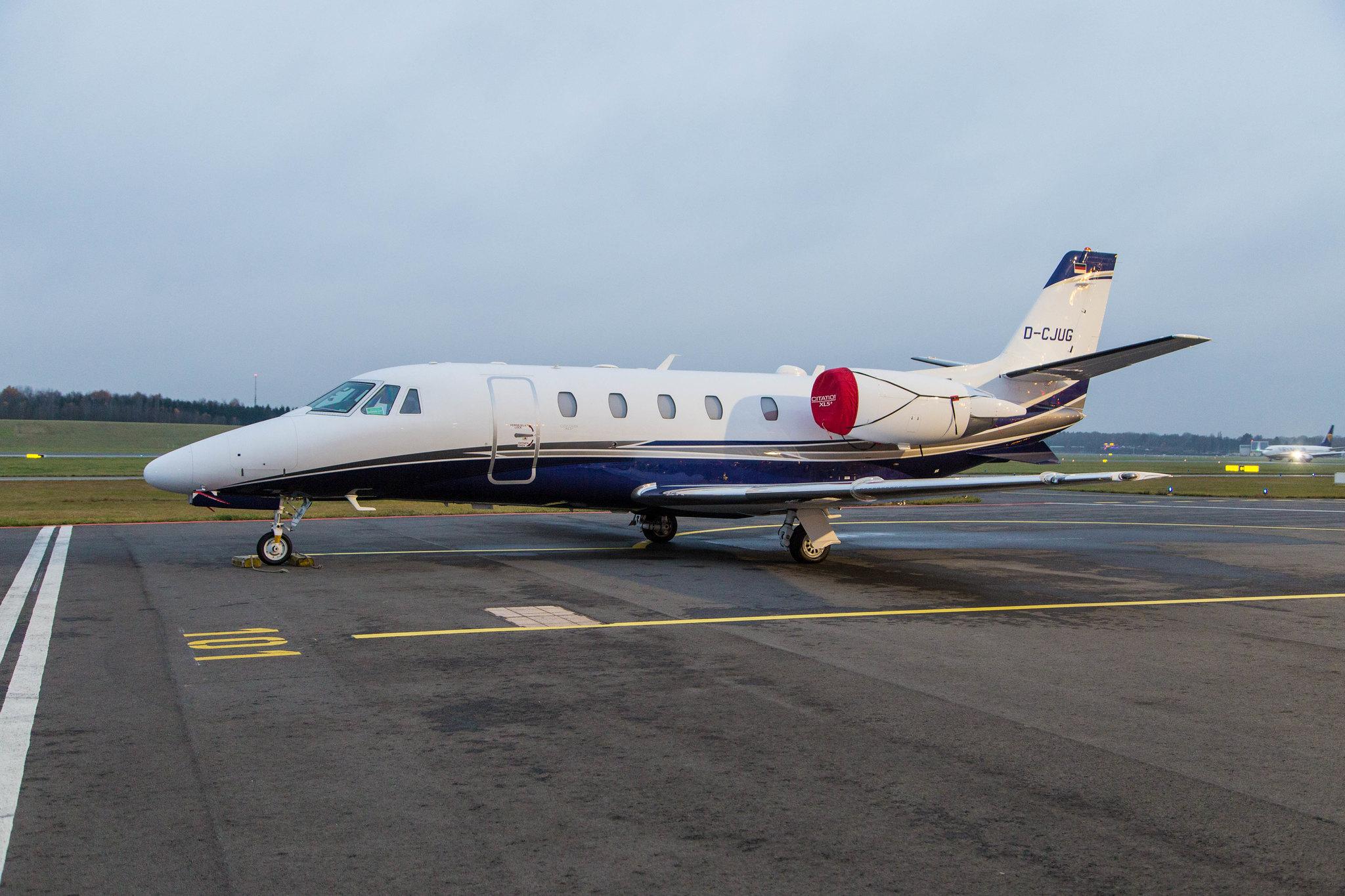 Hamburg Airport: Atlas Air Service |  Cessna 560XLS Citation Excel C56X | D-CJUG | MSN 560-6206