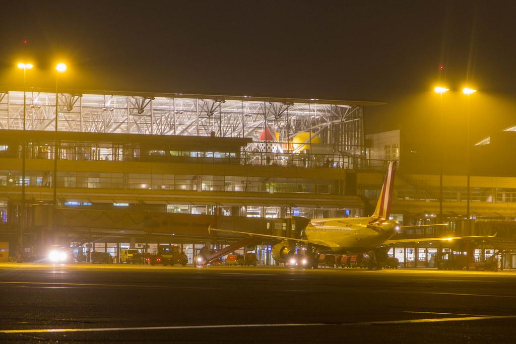 7. Vorfeldrundfahrt 2016: Germanwings am Terminal