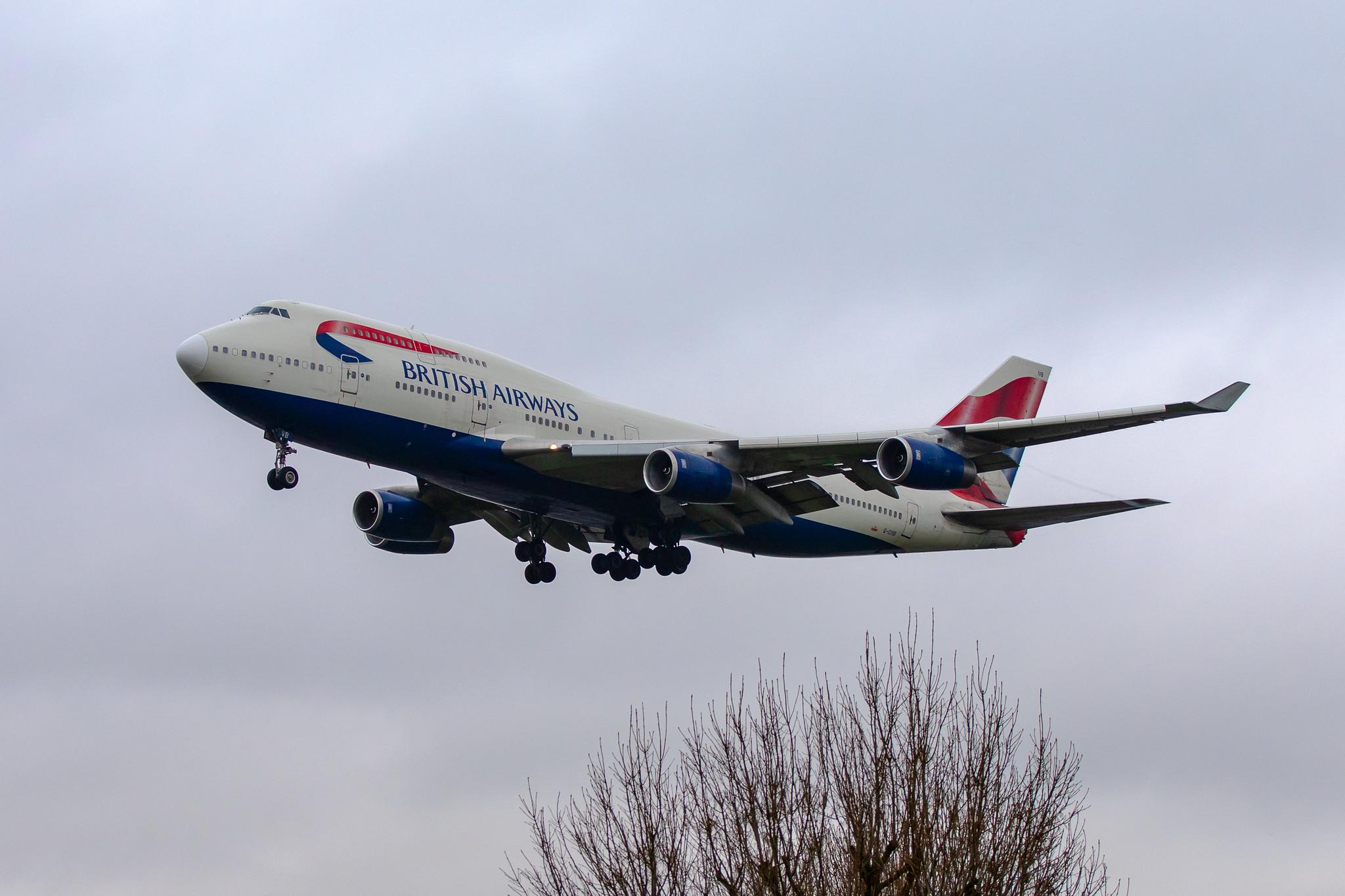 London Heathrow Airport: British Airways (BA / BAW) |  Boeing 747-436 B744 | G-CIVB | MSN 25811