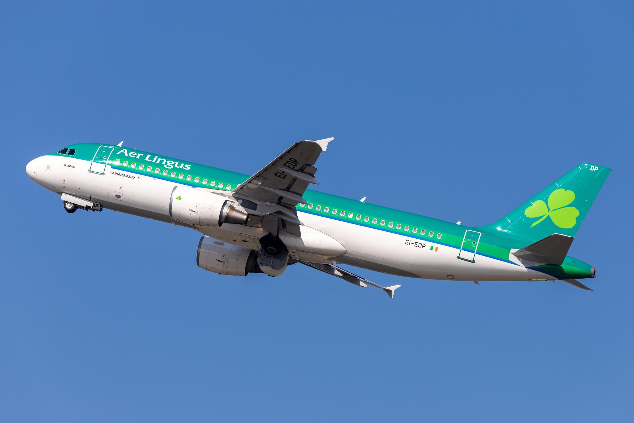 Düsseldorf Airport: Aer Lingus (EI / EIN) |  Airbus A320-214 A320 | EI-EDP | MSN 3781