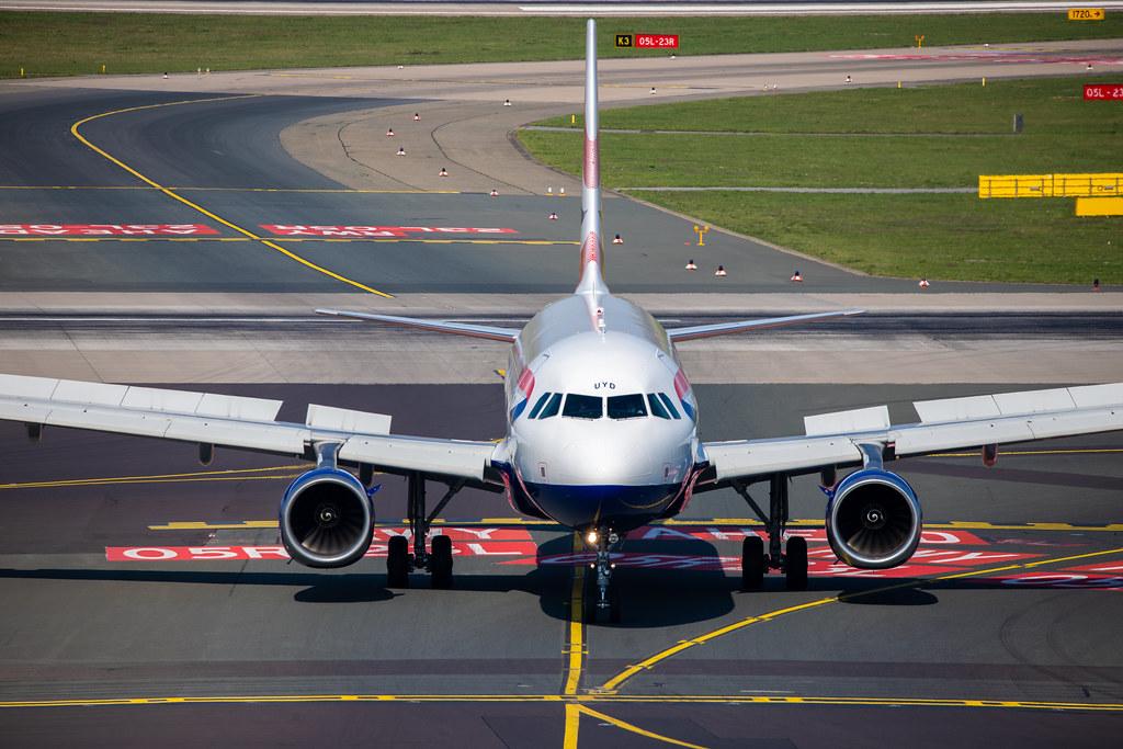 Düsseldorf Airport: British Airways (BA / BAW) |  Airbus A320-232 A320 | G-EUYD | MSN 3726