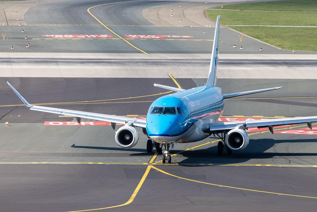 Düsseldorf Airport: KLM (KL / KLM) | Operator: KLM Cityhopper |  Embraer E175STD E75L | PH-EXT | MSN 17000707