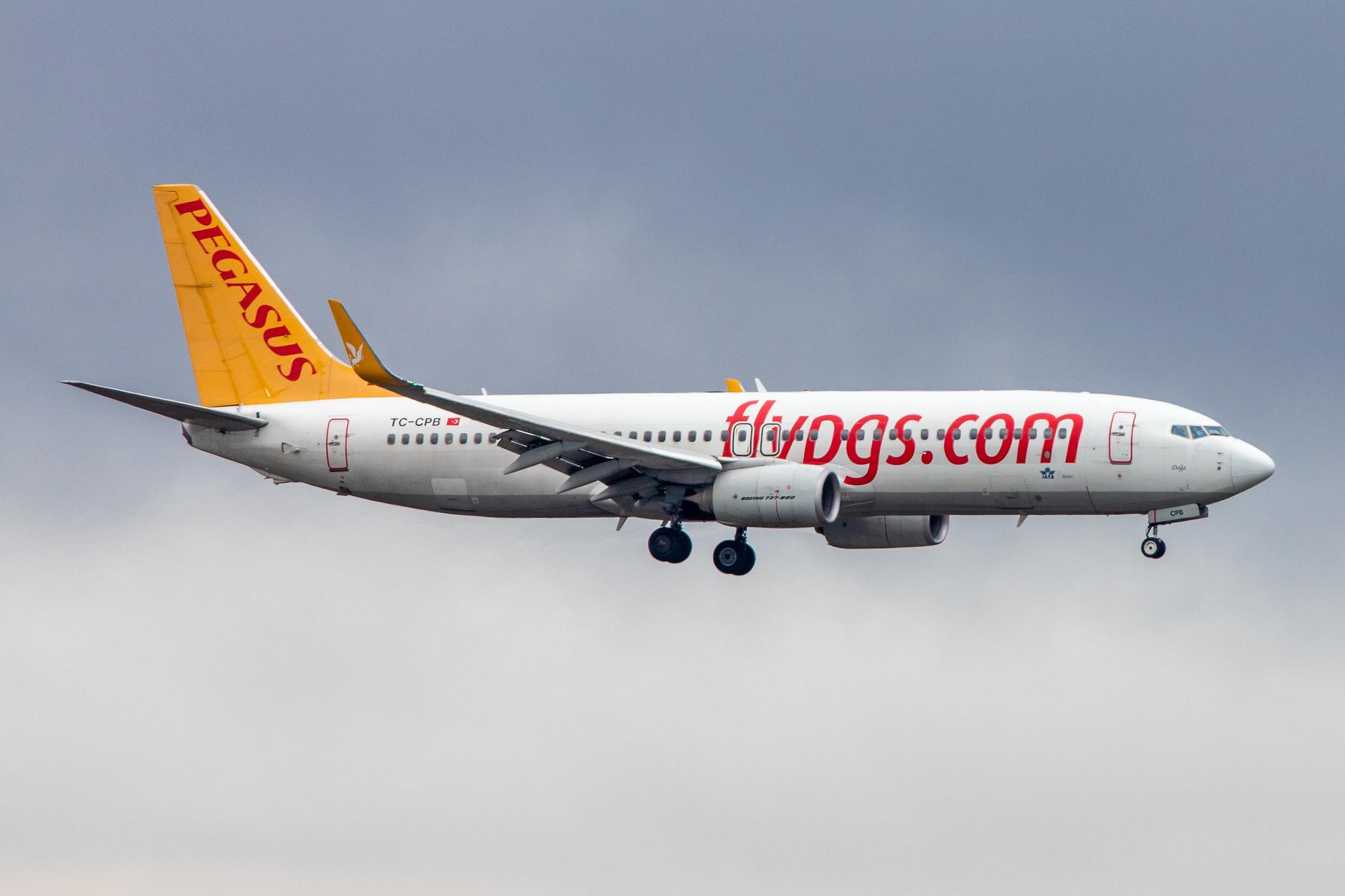 Frankfurt Airport: Pegasus Airlines (PC / PGT) |  Boeing 737-82R B738 | TC-CPB | MSN 38177