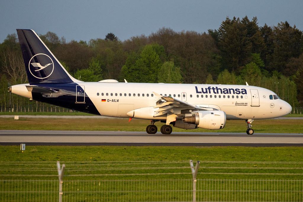 Hamburg Airport: Lufthansa (LH / DLH) | Operator: Lufthansa CityLine |  Airbus A319-114 A319 | D-AILW | MSN 0853