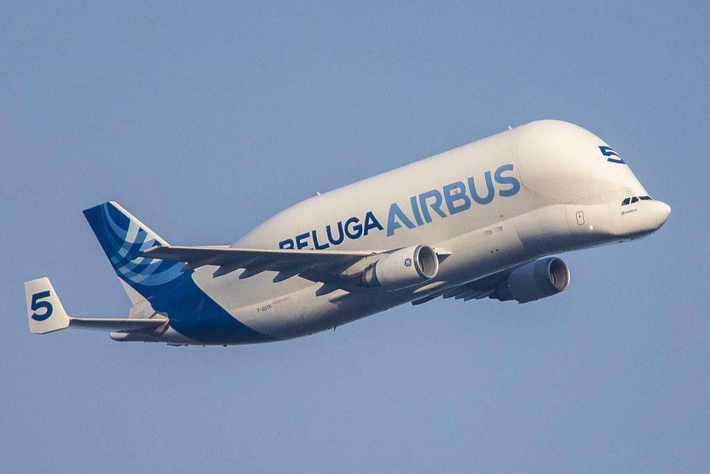 Hamburg Airport: Airbus Transport International Airbus A300-608ST Beluga A3ST F-GSTF
