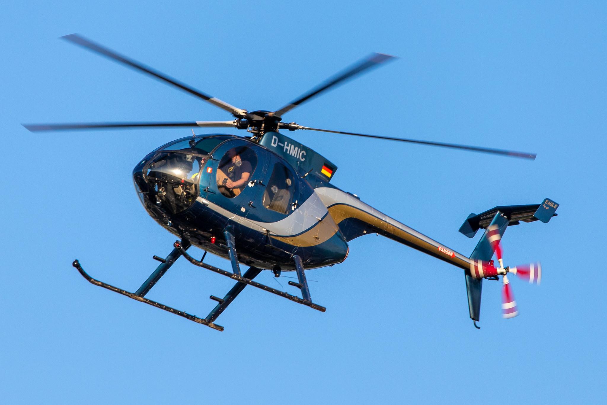 Hamburg Airport: DHD Heliservice |  Hughes 369E H500 | D-HMIC | MSN 0362E