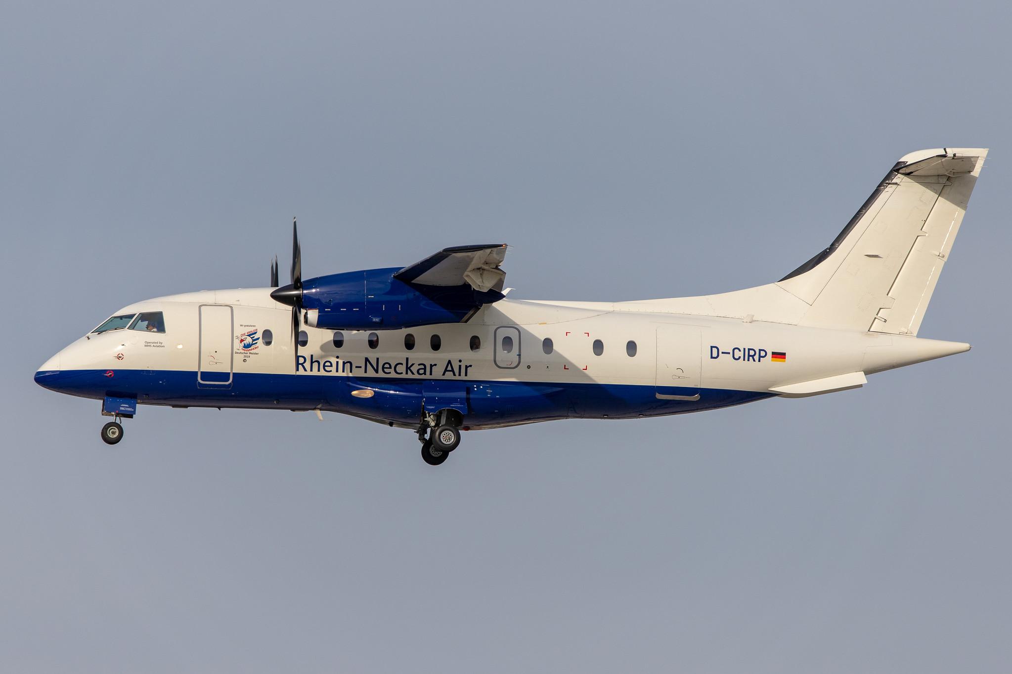 Hamburg Airport: Rhein-Neckar Air (M2 / MHV) | Operator: MHS Aviation |  Dornier 328-120 D328 | D-CIRP | MSN 3006