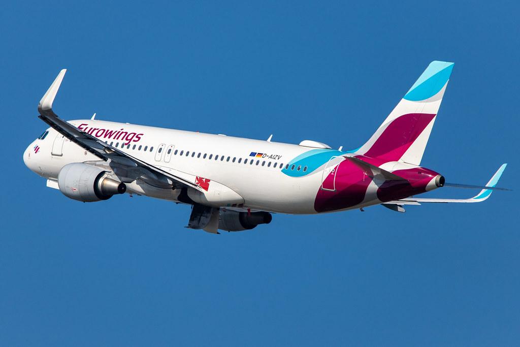 Düsseldorf Airport: Eurowings (EW / EWG) |  Airbus A320-214 A320 | D-AIZV | MSN 5658