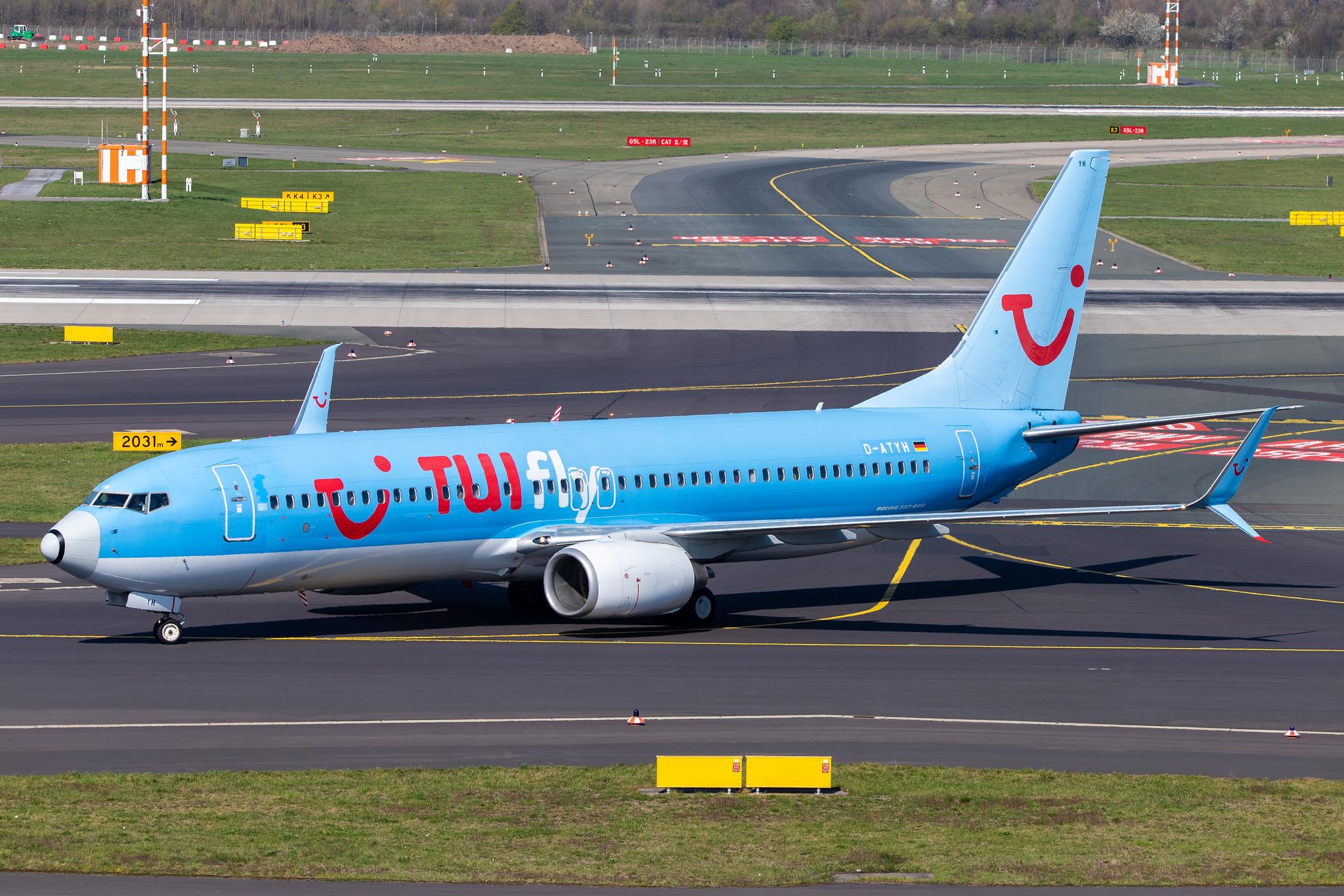 Düsseldorf Airport: TUI (X3 / TUI) | Operator: TUI fly |  Boeing 737-8K5 B738 | D-ATYH | MSN 38097