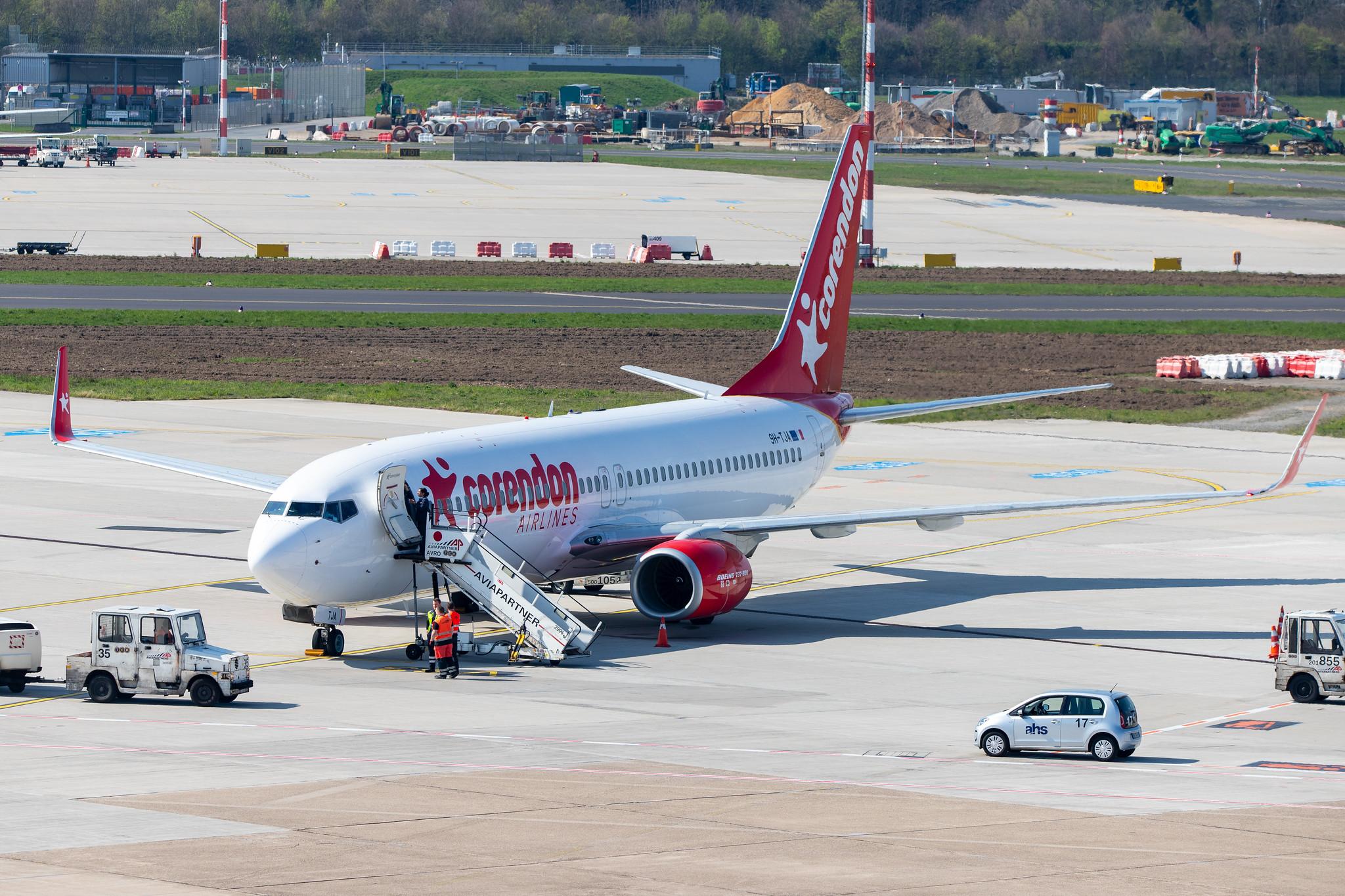 Düsseldorf Airport: Corendon Airlines (XC / CAI) | Operator: Corendon Airlines Europe |  Boeing 737-8F2 B738 | 9H-TJA | MSN 34409