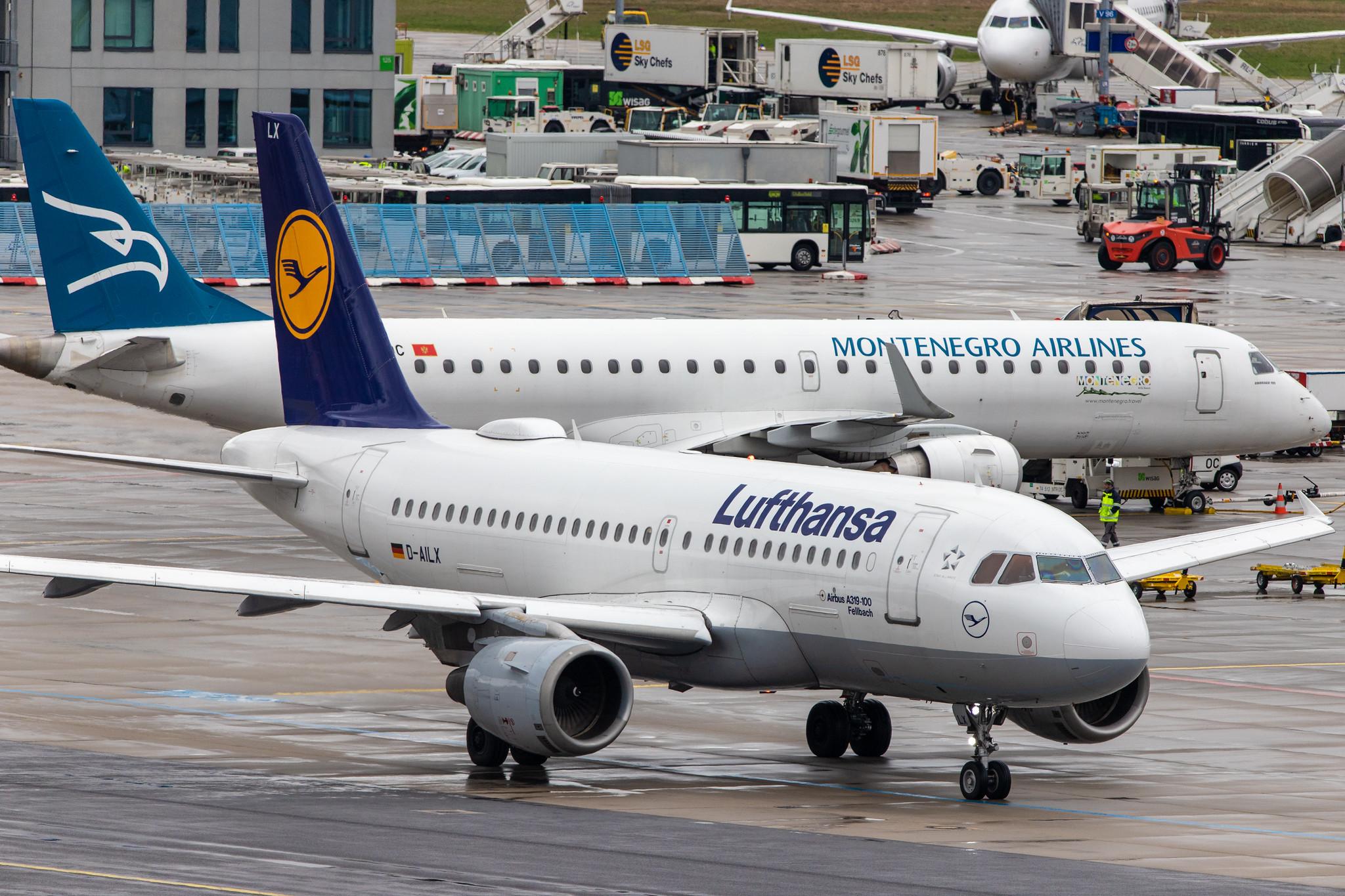 Frankfurt Airport: Lufthansa (LH / DLH) | Operator: Lufthansa CityLine |  Airbus A319-114 A319 | D-AILX | MSN 0860