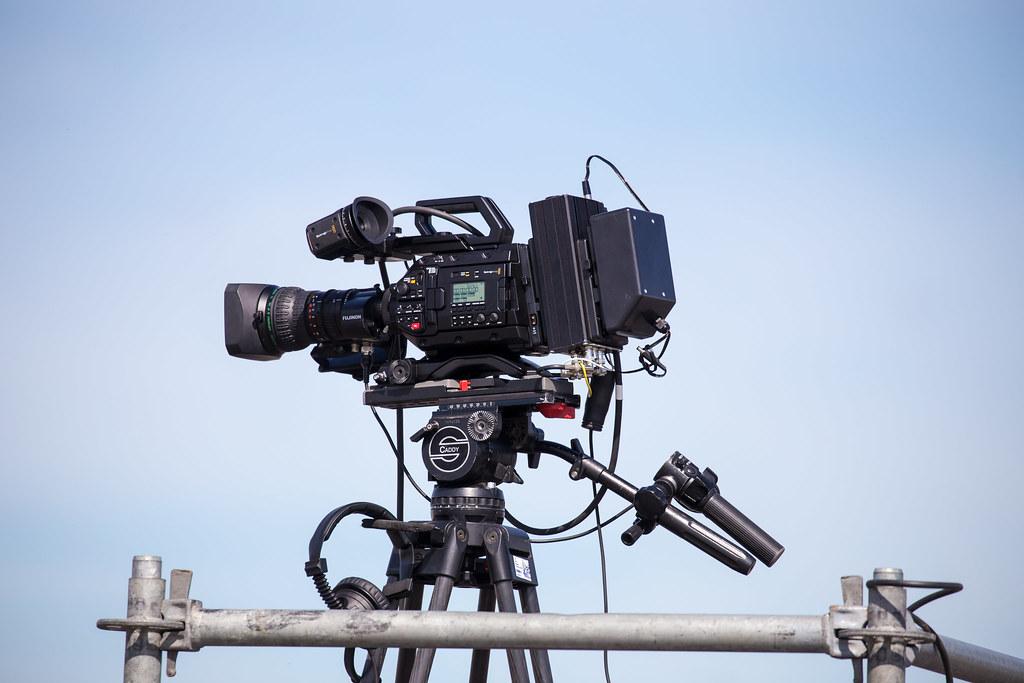 G20 Germany: Fernsehkamera |