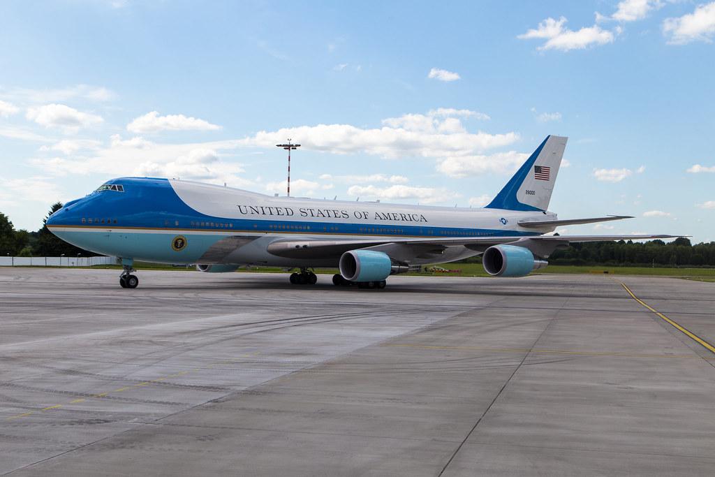 G20 Germany: United States of America Air Force One (AF-1, AF0) Boeing 747-200B USAF VC-25A
