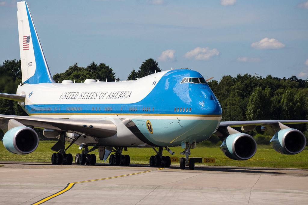 G20 Germany: United States of America Air Force One (AF-1, AF0) Boeing 747-200B USAF VC-25A