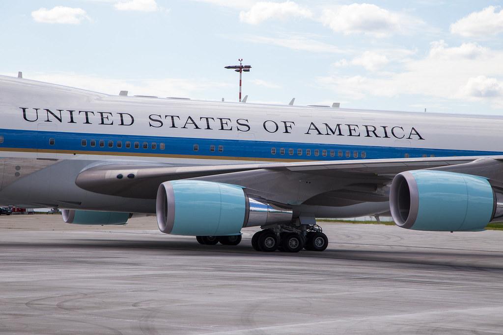 G20 Germany: United States of America Air Force One (AF-1, AF0) Boeing 747-200B USAF VC-25A