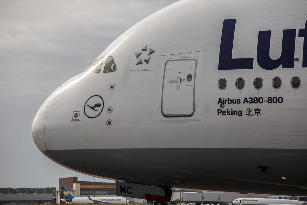 Spottertour am FRA: Lufthansa Airbus A380-841 A388 D-AIMC Peking