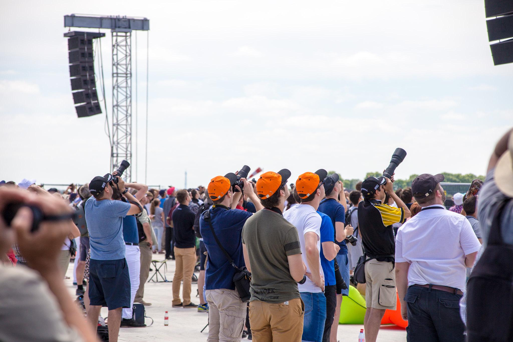 Paris Air Show: Zuschauer bei der Pariser Air Show |