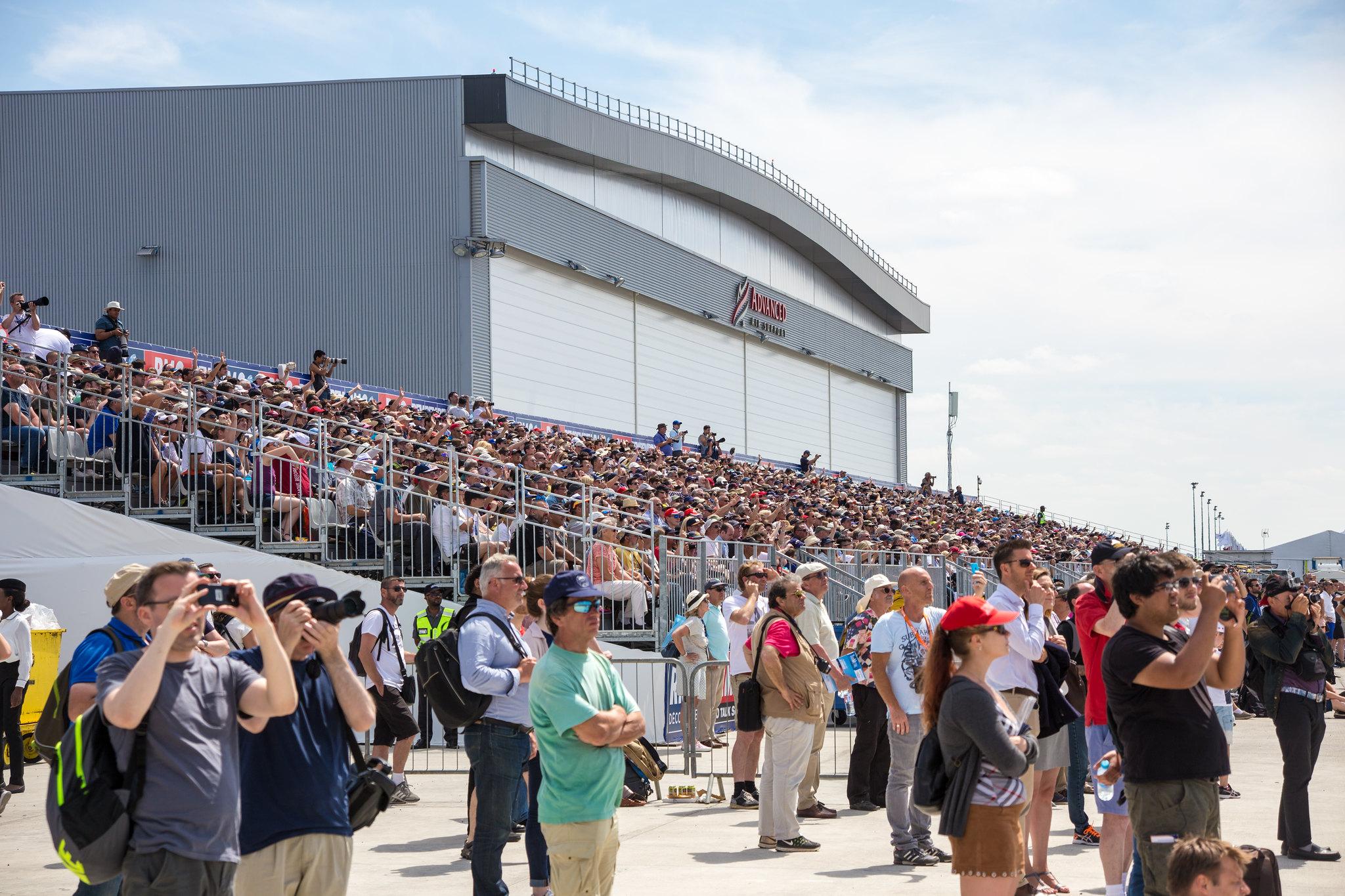 Paris Air Show: Zuschauer bei der Pariser Air Show |