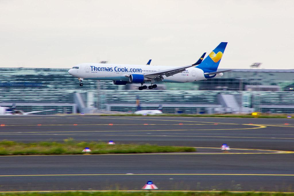 Spottertour am FRA: Thomas Cook Airlines Boeing 767-31K(ER) B763 G-DAJC