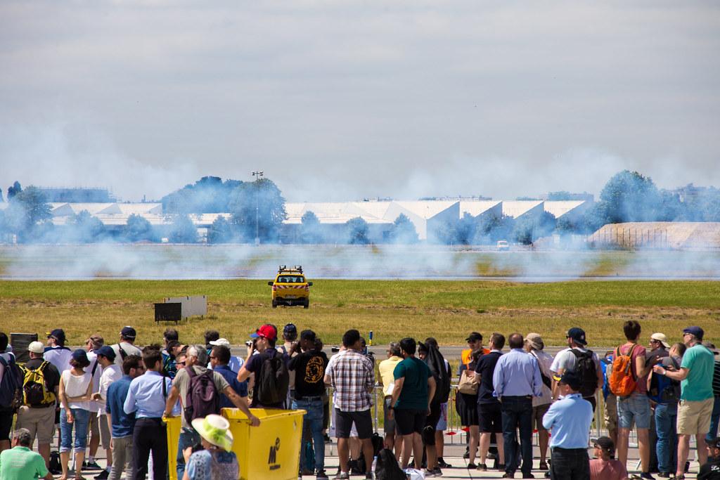 Paris Air Show: Zuschauer bei der Pariser Air Show |