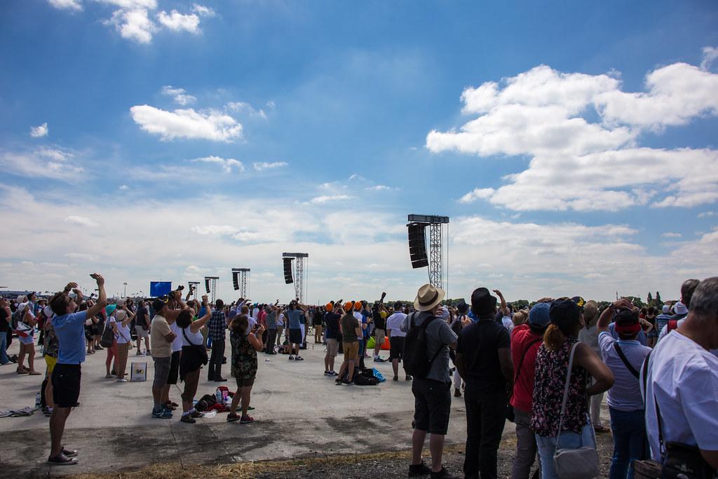 Paris Air Show: Zuschauer bei der Pariser Air Show |