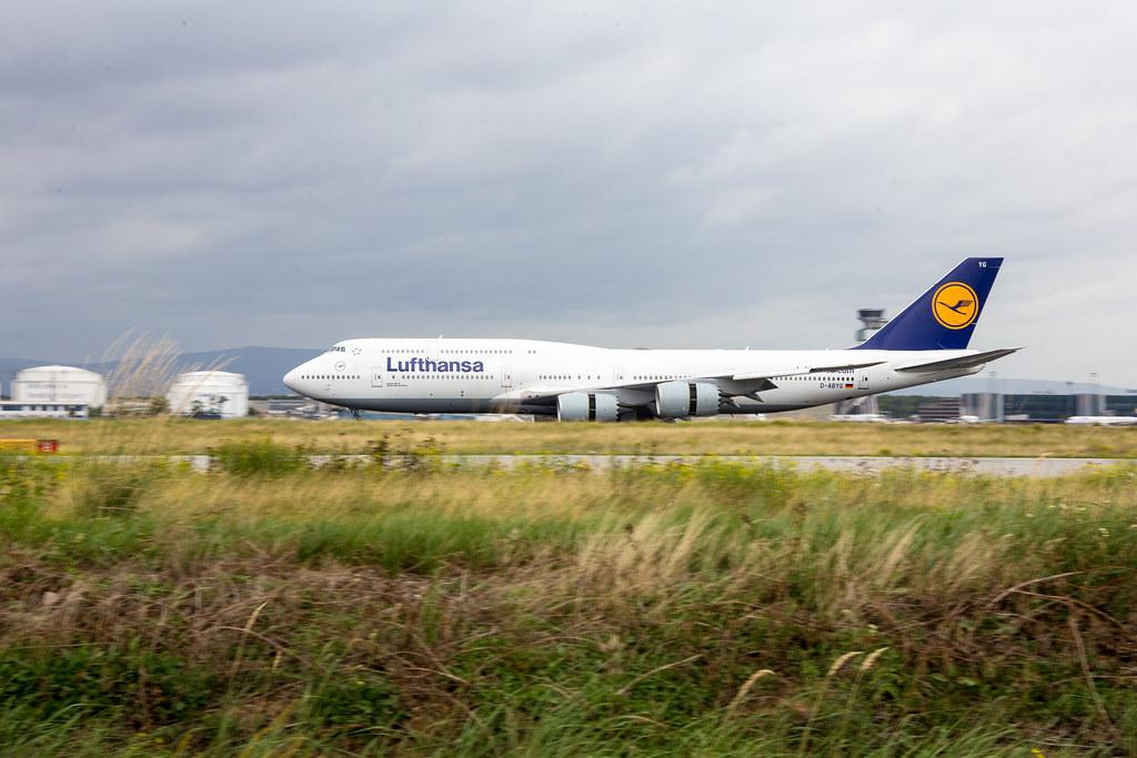 Spottertour am FRA: Lufthansa Boeing 747-830 B748 D-ABYG